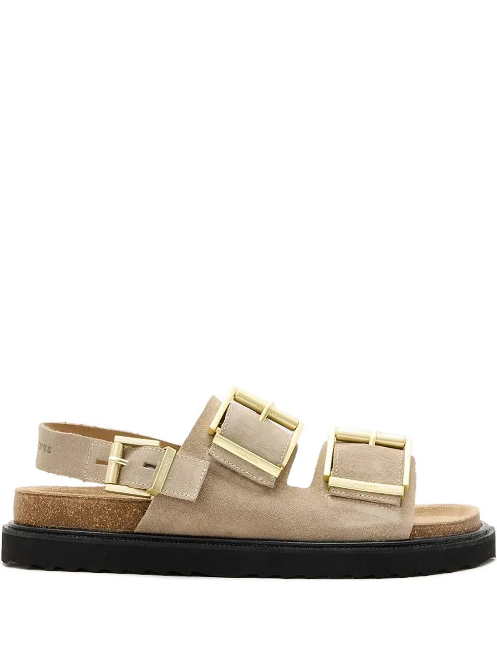 AllSaints buckle-detail platform sandals - Neutrals | Farfetch Global