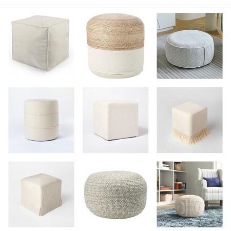 Shop my fave pouf ottomans !

#LTKhome #LTKFind #LTKSeasonal