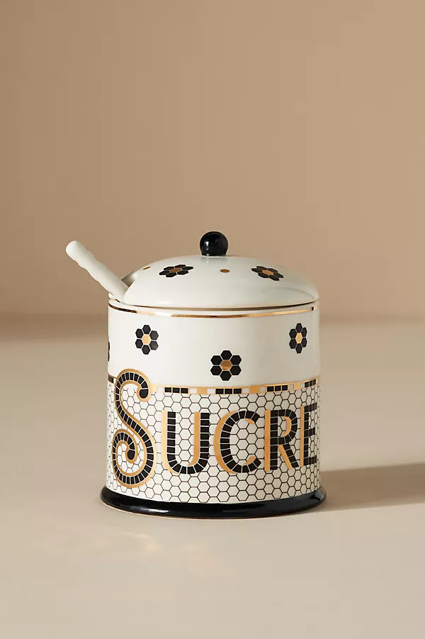 Bistro Tile Sugar Bowl | Anthropologie (US)