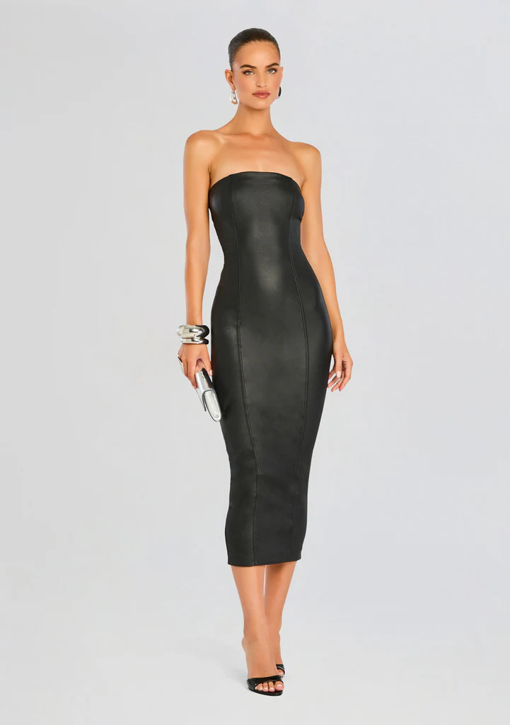 Adalaide Coated Midi Dress | Retrofete