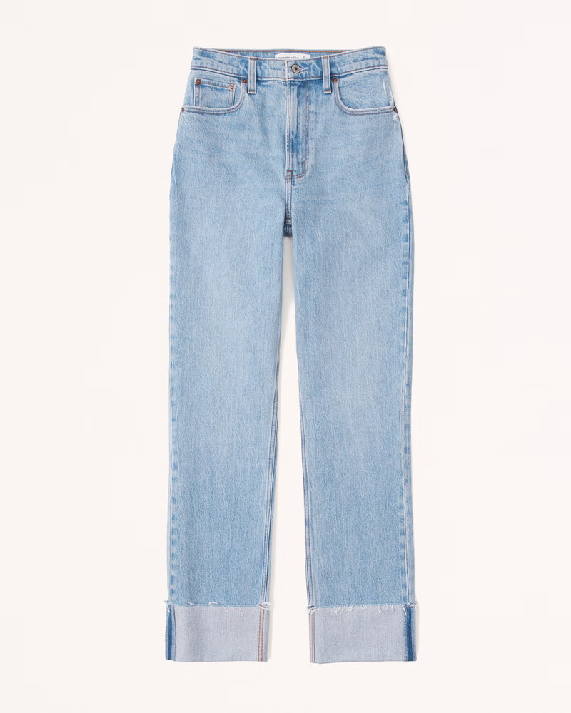 Ultra High Rise 90s Straight Jean | Abercrombie & Fitch (US)