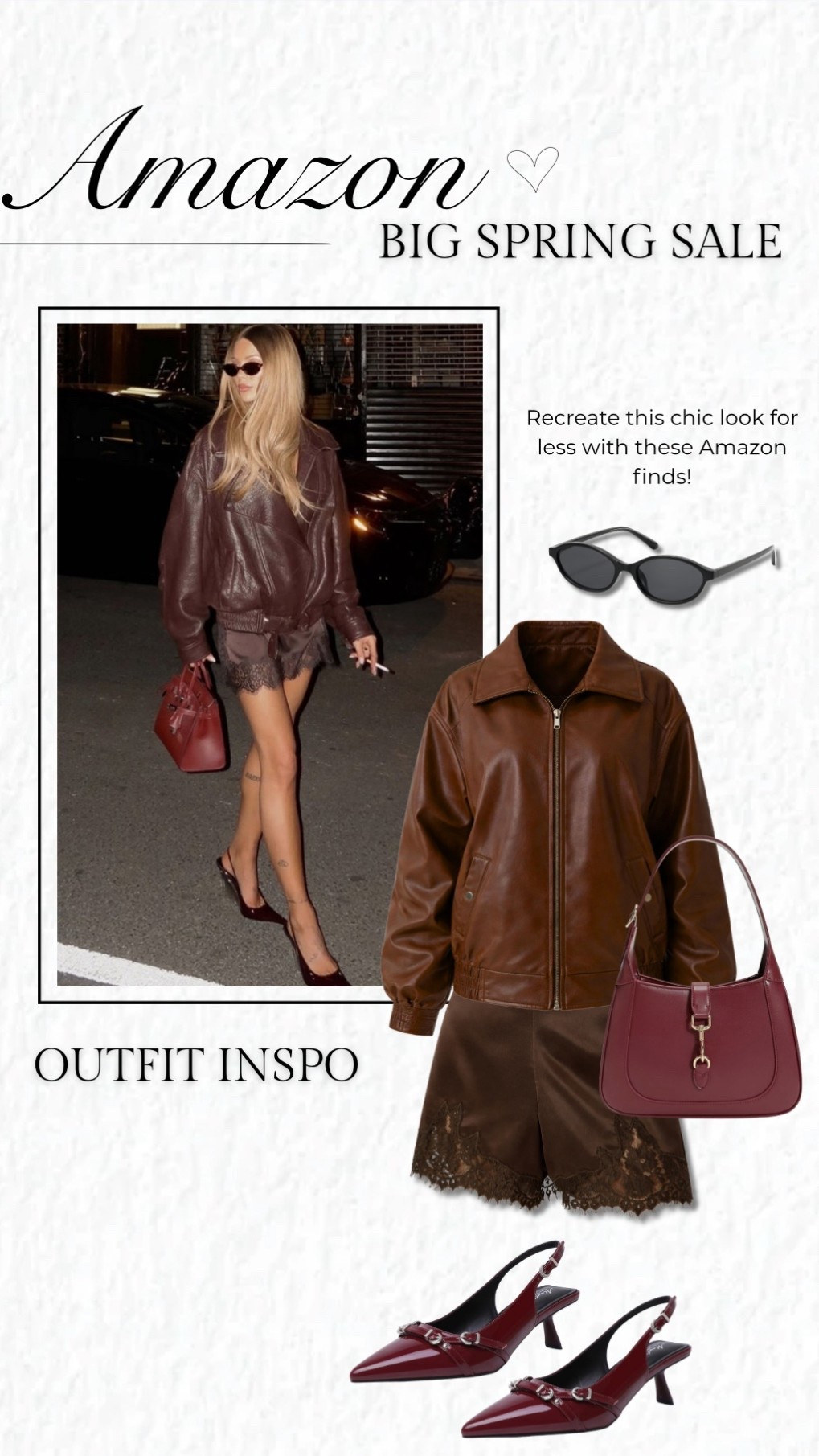 Amazon outfit inspo 🫶 This luxe look can be achieved for less! 



#LTKgrwm #LTKSaleAlert #LTKootd