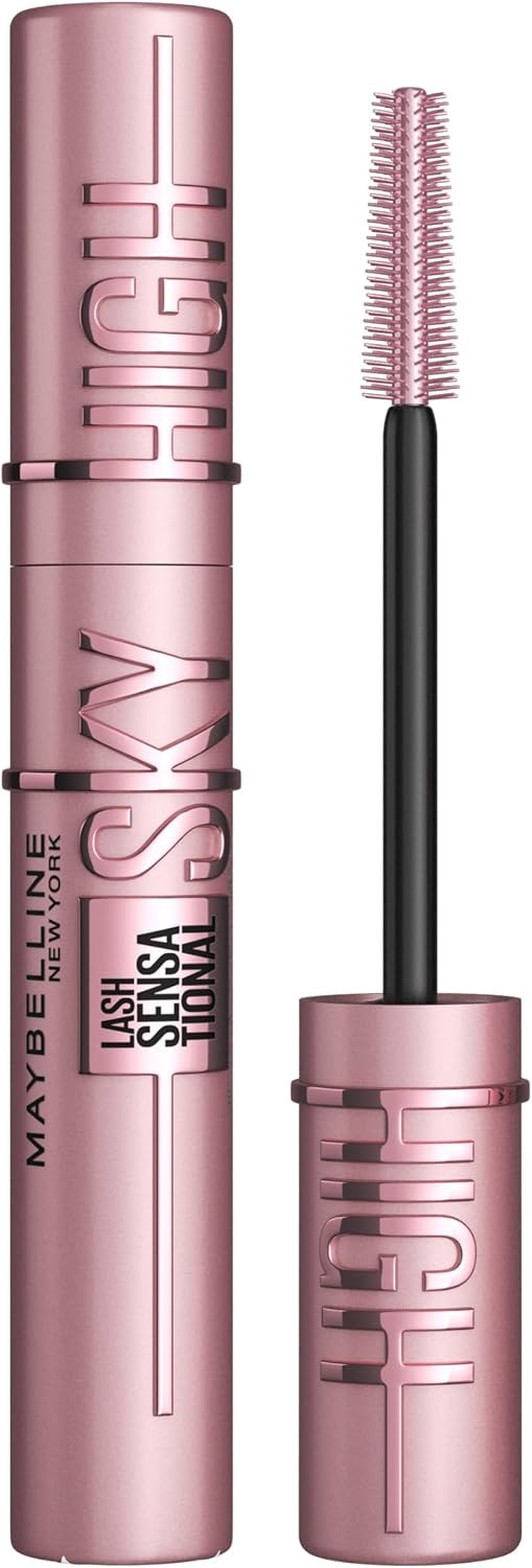Maybelline Mascara, Lash Sensational Sky High Volumizing & Thickening, Eyelash Lengthening, Flake-Free Formula, Washable Mascara Infused with Bamboo Extract, Full Volume Mascara, Colour: Black | Amazon (UK)
