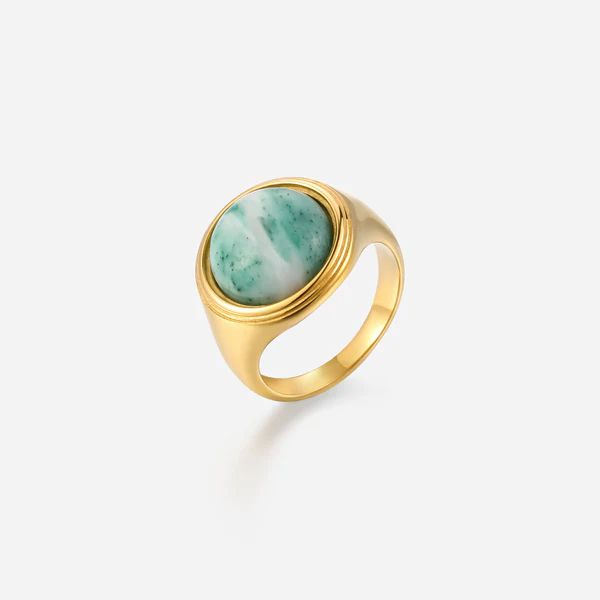 Grande Ring - Emerald | Victoria Emerson