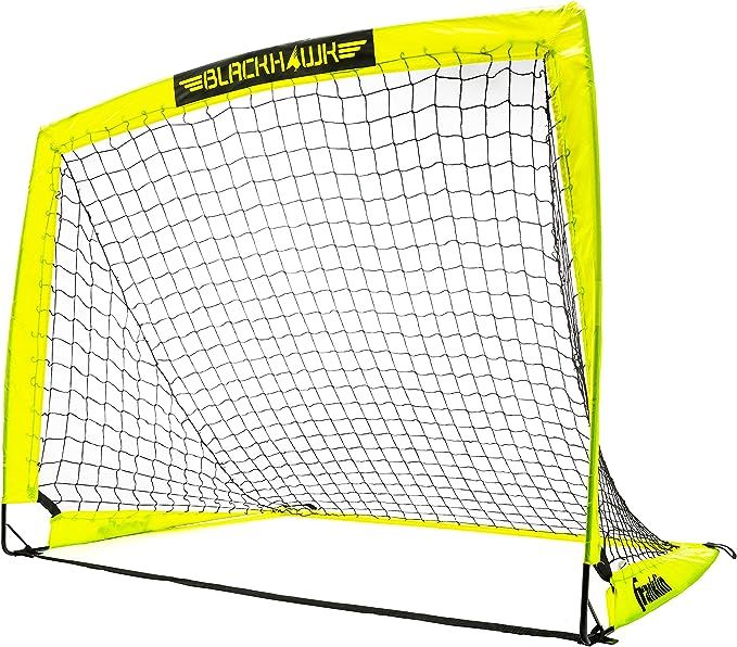 Franklin Sports Blackhawk Backyard Soccer Goal - Portable Pop Up Soccer Nets - Youth + Adult Fold... | Amazon (US)