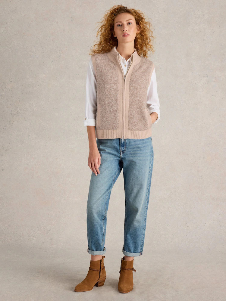 Natuurlijk - White Stuff Boucle Gilet | Next EU