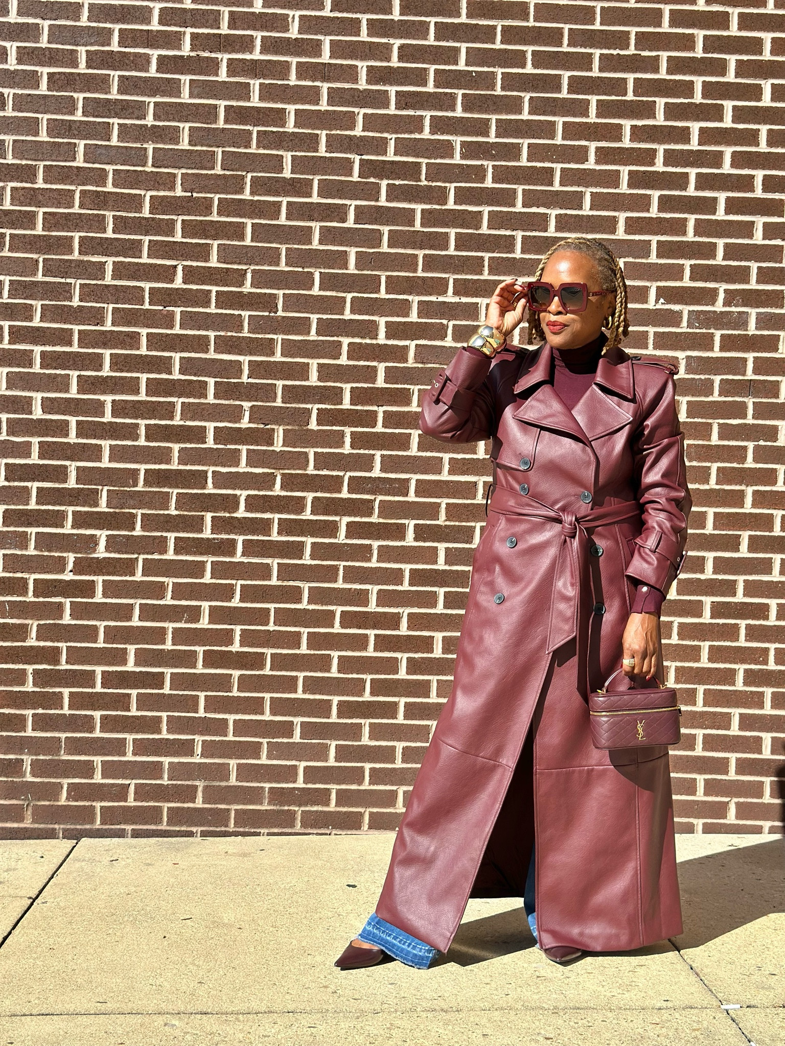 Burgundy Trench Coat 

#LTKFindsUnder100 #LTKStyleTip #LTKWorkwear