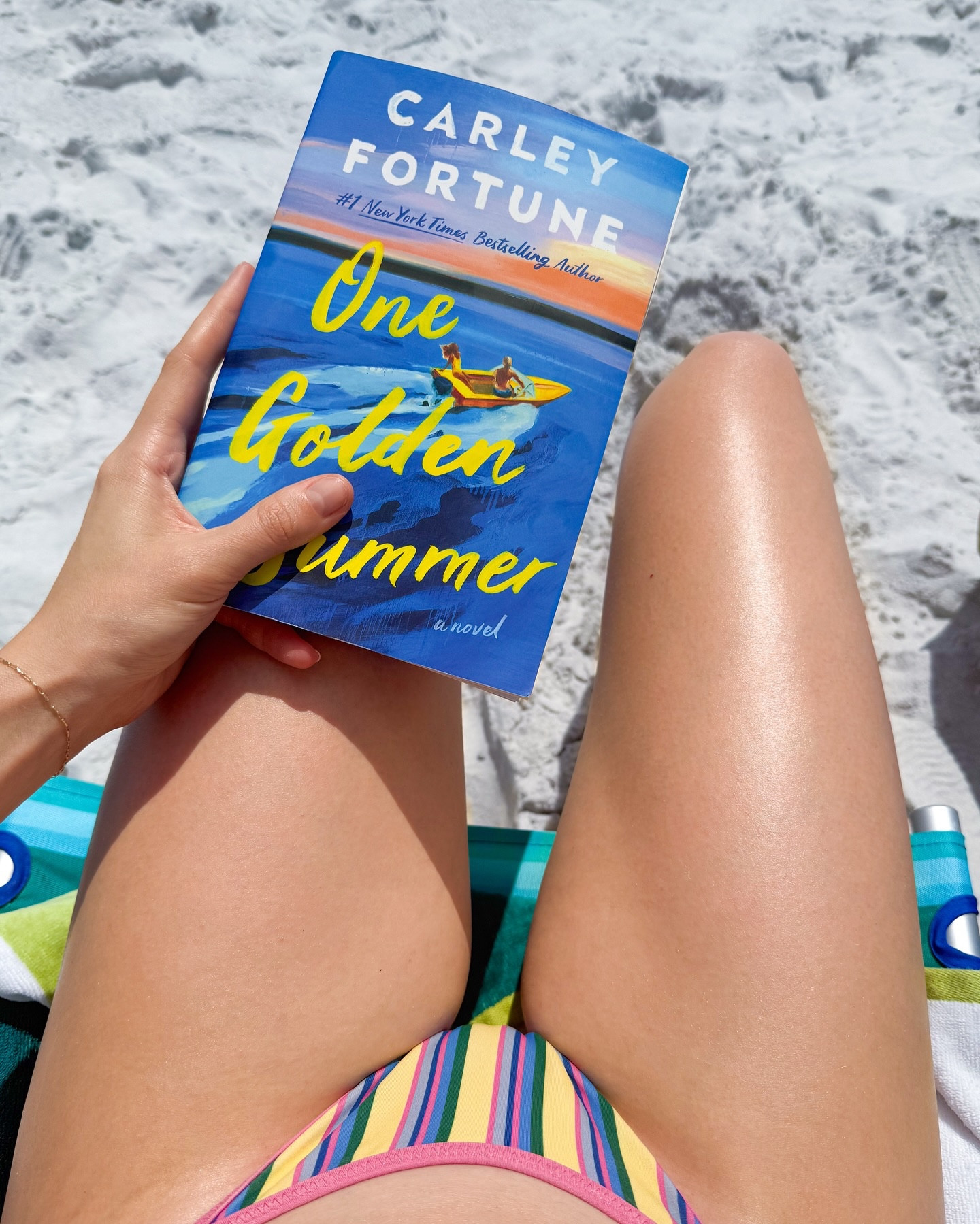 what are you reading? ☀️🌊😌📖 I’ve been trying to read ONE GOLDEN SUMMER but getting pulled into SECRETS & MASKS (a dramione fanfic 😙)
•
tbh though I’m not reading AT ALL because I’m having the best time with my girlies in Florida! 🫶💗🥹 recap to come!! 
•
I’m wonder if I can’t get into OGS bc romances haven’t been it for me recently and idk what’s up!! please drop your favorite recent romance recs to help me 🫠 #beachread #summerreading #readerlife #summer #summertime #beachgirl #beachaesthetic #summeraesthetic #reading #readergirl #reading #bikini #books #beach