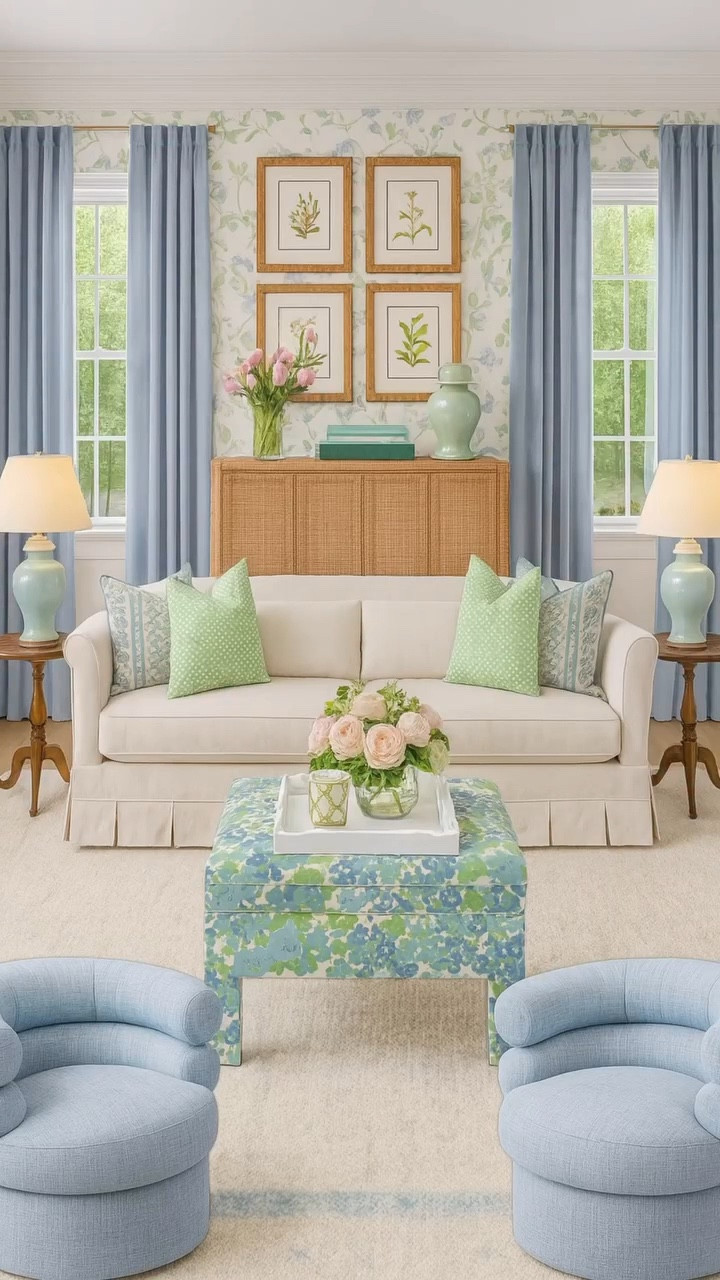 This happy colorful living room is my vibeeeee #LTKSummerEdit

#ltkstyletip #ltkhome #virtualdesign #homedecor #virtualdesigner #homedesign #interiorstyling #virtualinteriordesign #homeinspiration #interiordesign #patternplay #renderoftheday

#LTKStyleTip #LTKHome #LTKSaleAlert