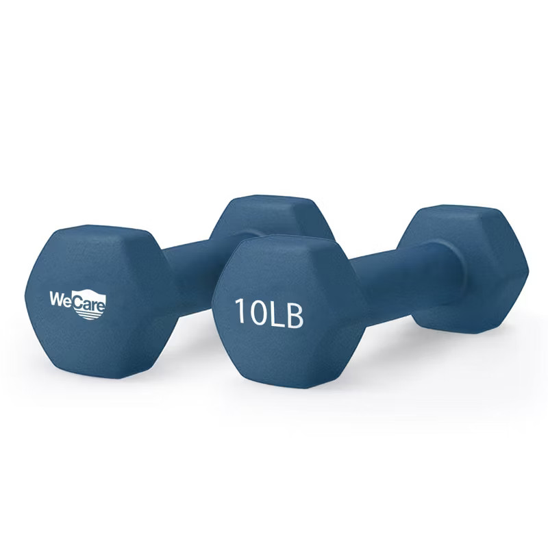 WECARE Neoprene Dumbells 2pc - Blue 10lbs | Target