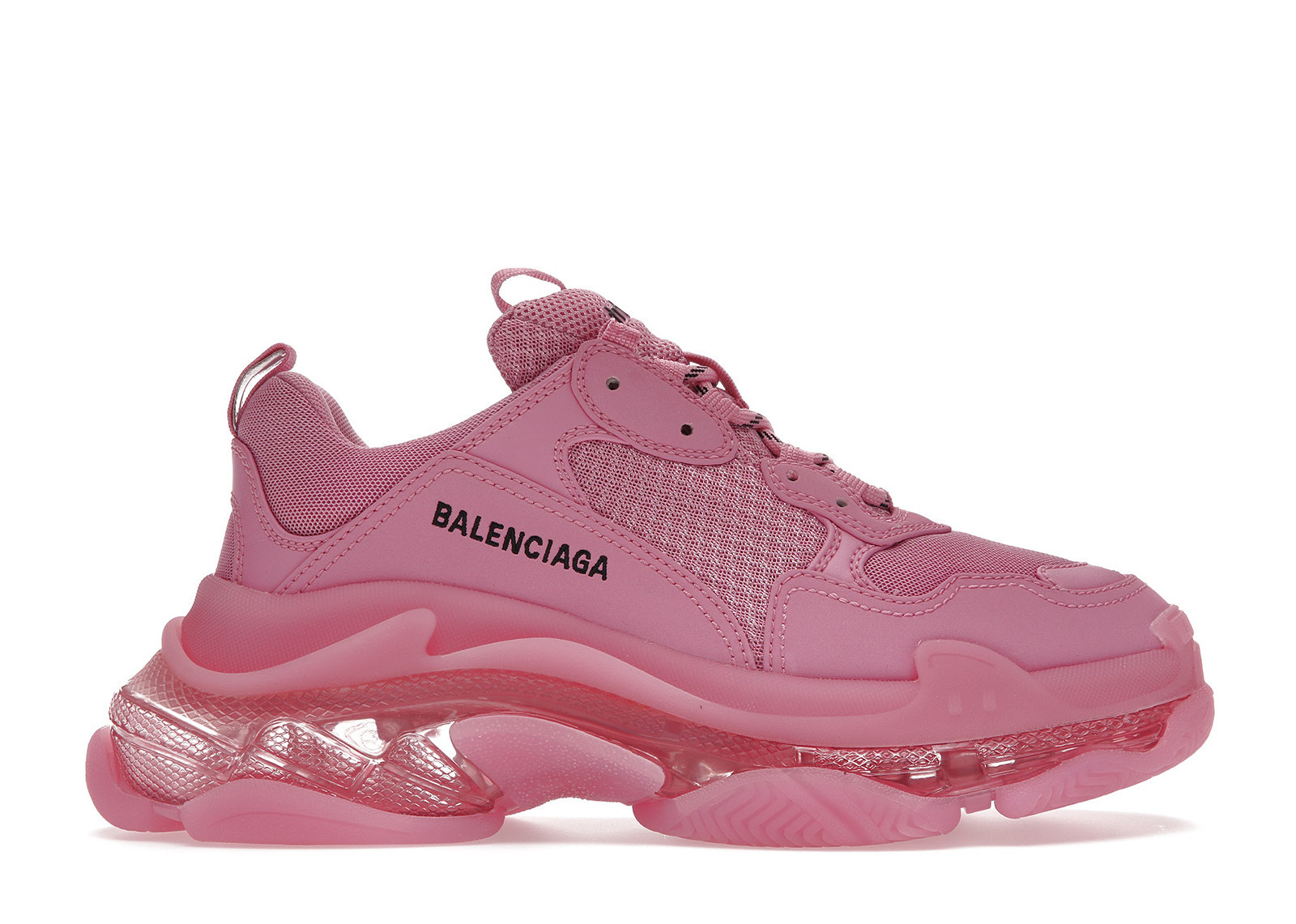 Balenciaga Triple S Clear Sole (Women's) Sneakers in Pink | StockX