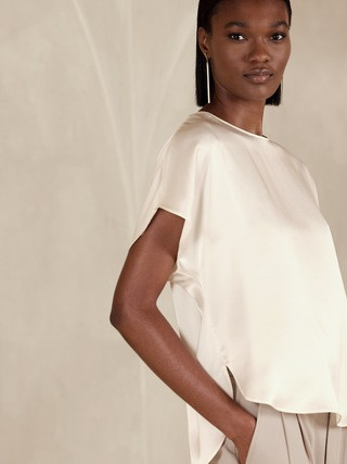 Bliss Silk Dolman Top | Banana Republic (US)