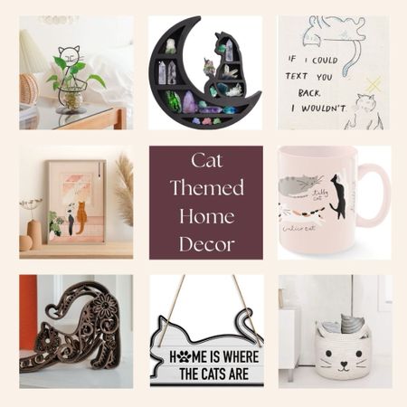 Cute cat themed home decor finds 🐾 home accents for cat lovers and pet parents from Amazon, Chewy, and Etsy! 

#LTKfamily #LTKhome #LTKfindsunder50