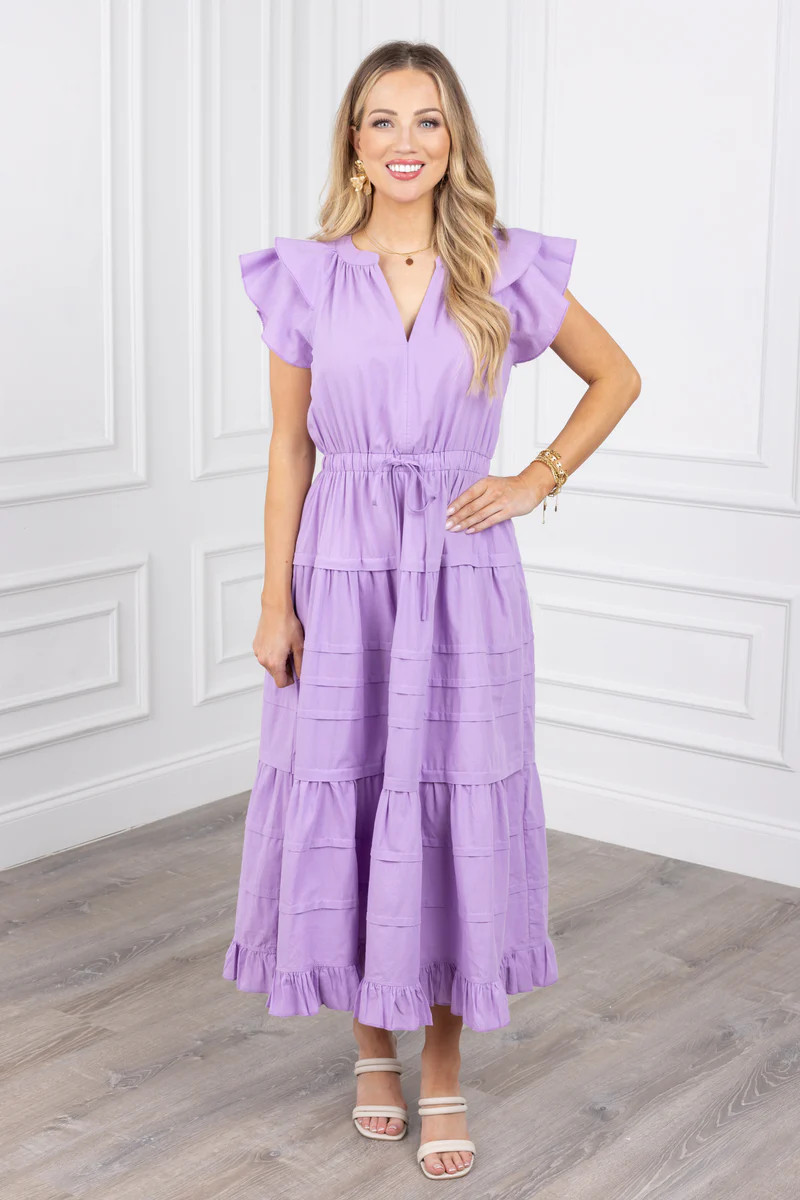 Wyatt Dress- Lilac | Avara
