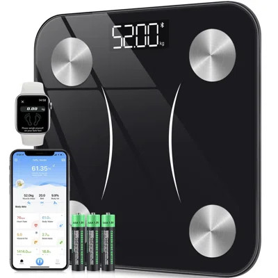 Smart Scale For Body Weight, Digital Bathroom Scale Bluetooth Body Fat Scale,Body Composition Analyzer With Smart APP Sync Weight Scale | Wayfair Professional