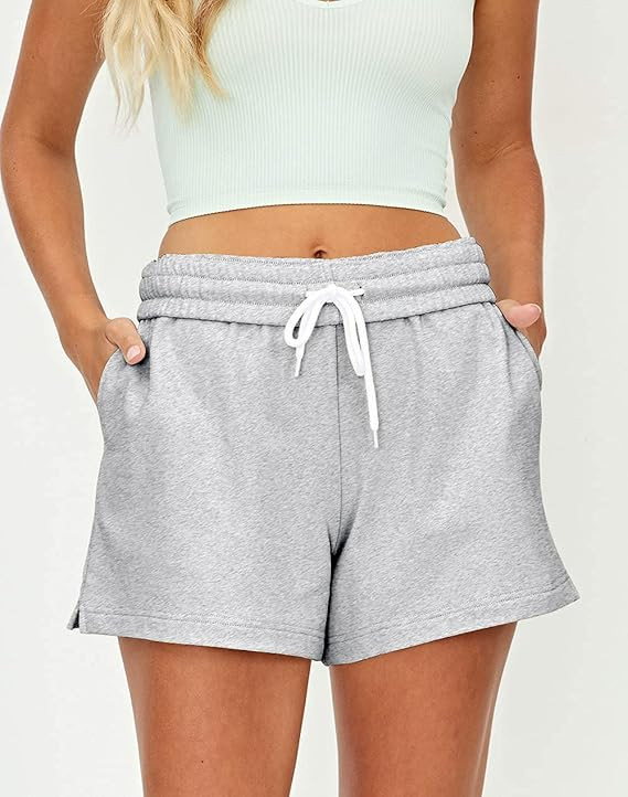 AUTOMET Womens Sweat Shorts Summer Casual High Waisted Athletic Shorts Comfy Lounge Running Short... | Amazon (US)