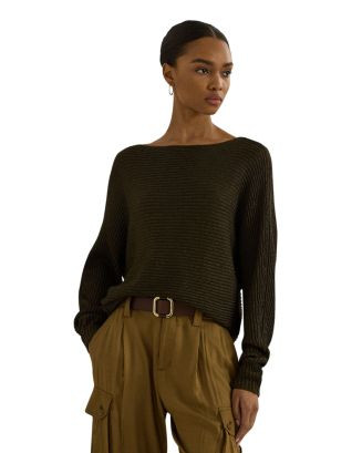 Ralph Lauren Boat Neck Sweater  | Bloomingdale's Women | Bloomingdale's (US)