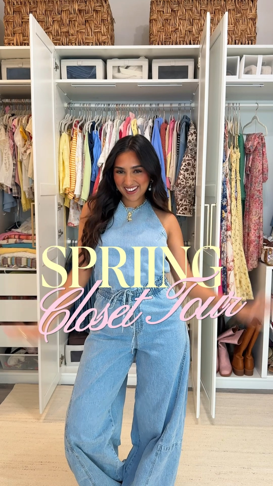 Spring closet tour!🌸🌷🌺