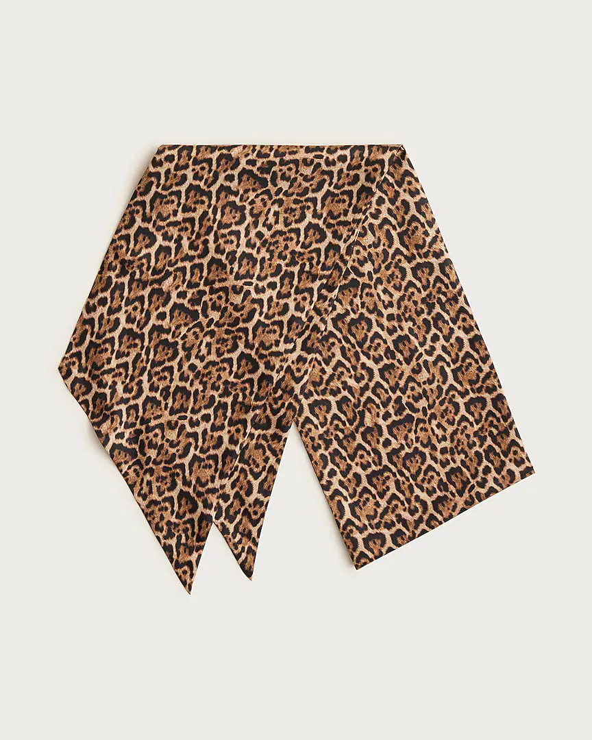 Long printed silk scarf | J. Crew US