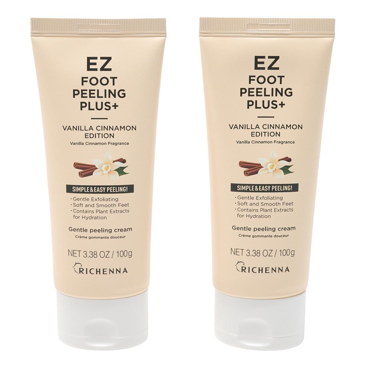 The Beauty Spy EZ Foot Peel Vanilla Cinnamon Duo | HSN