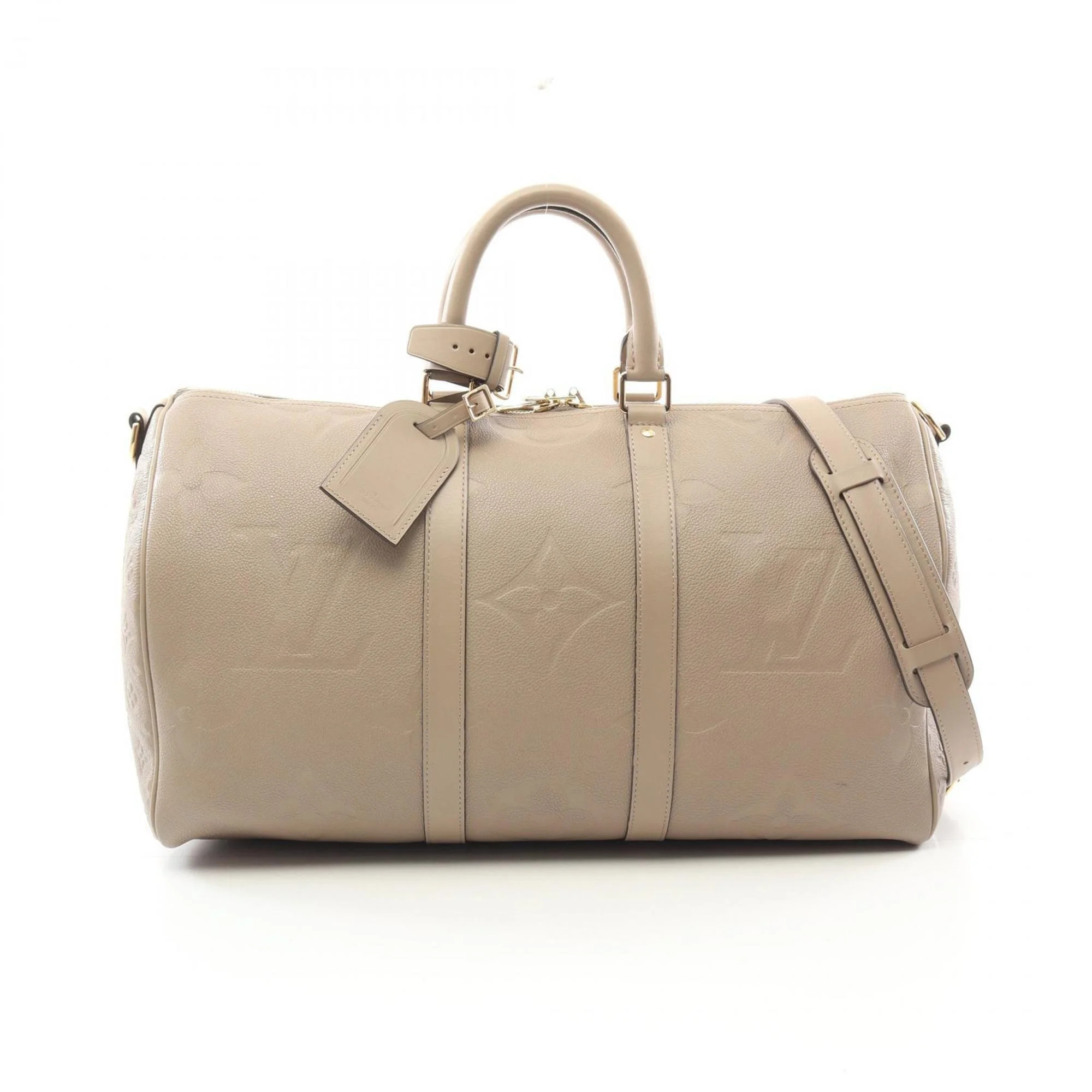 Pre-Owned Louis Vuitton Keepall Bandouliere 45 Boston Bag Leather Monogram Empreinte... (Good) | Walmart (US)