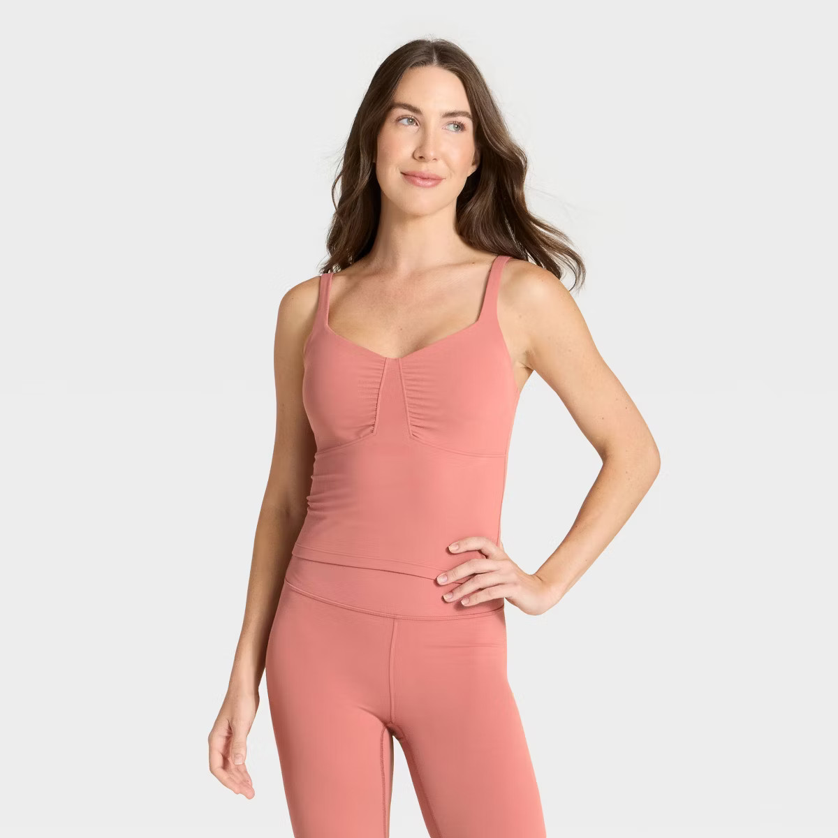 Women's Everyday Soft Ruched Cami Tank Top - All In Motion™ | Target