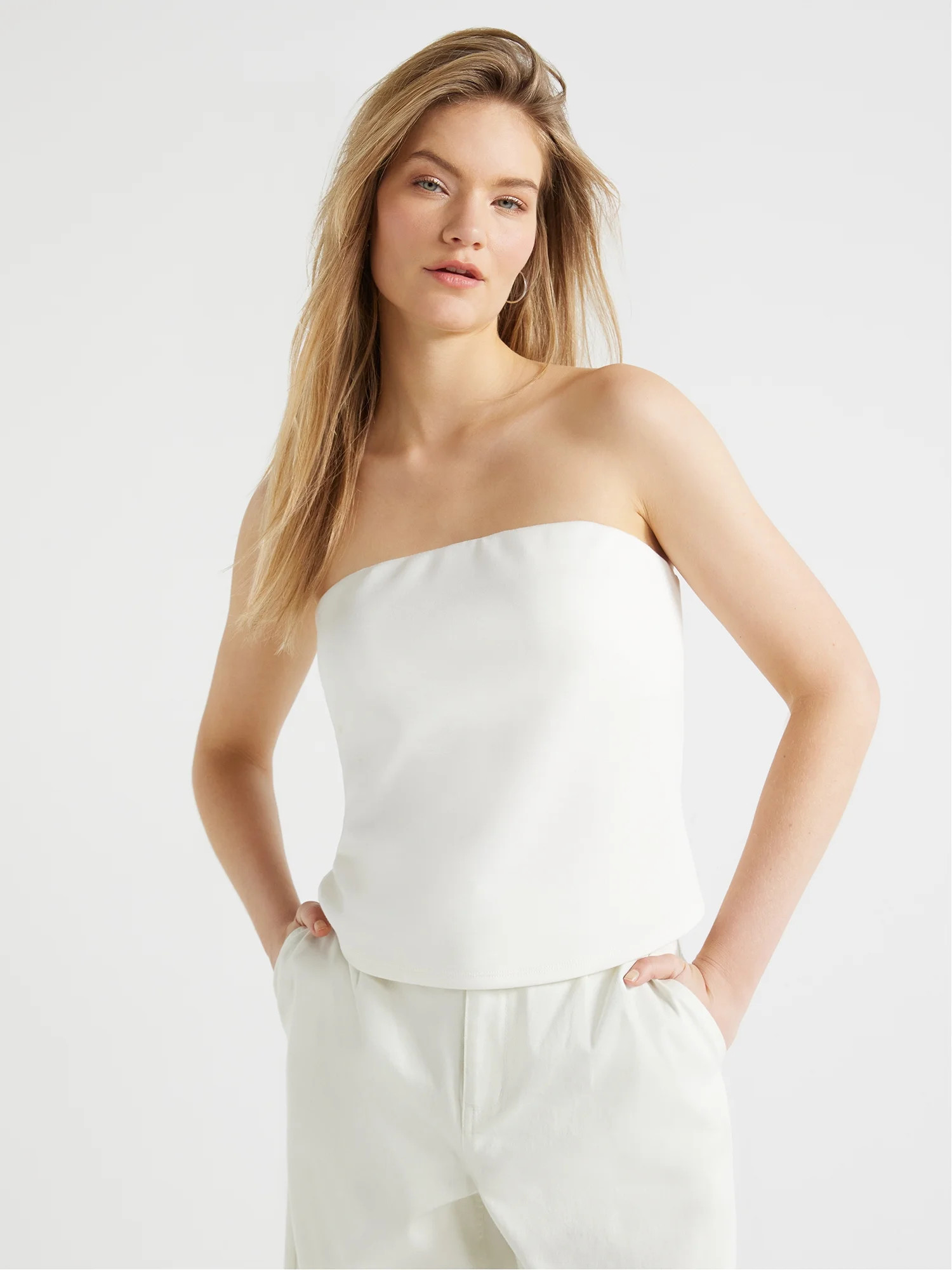 Scoop Women’s A-Line Tube Top, Sizes XS-XXL | Walmart (US)