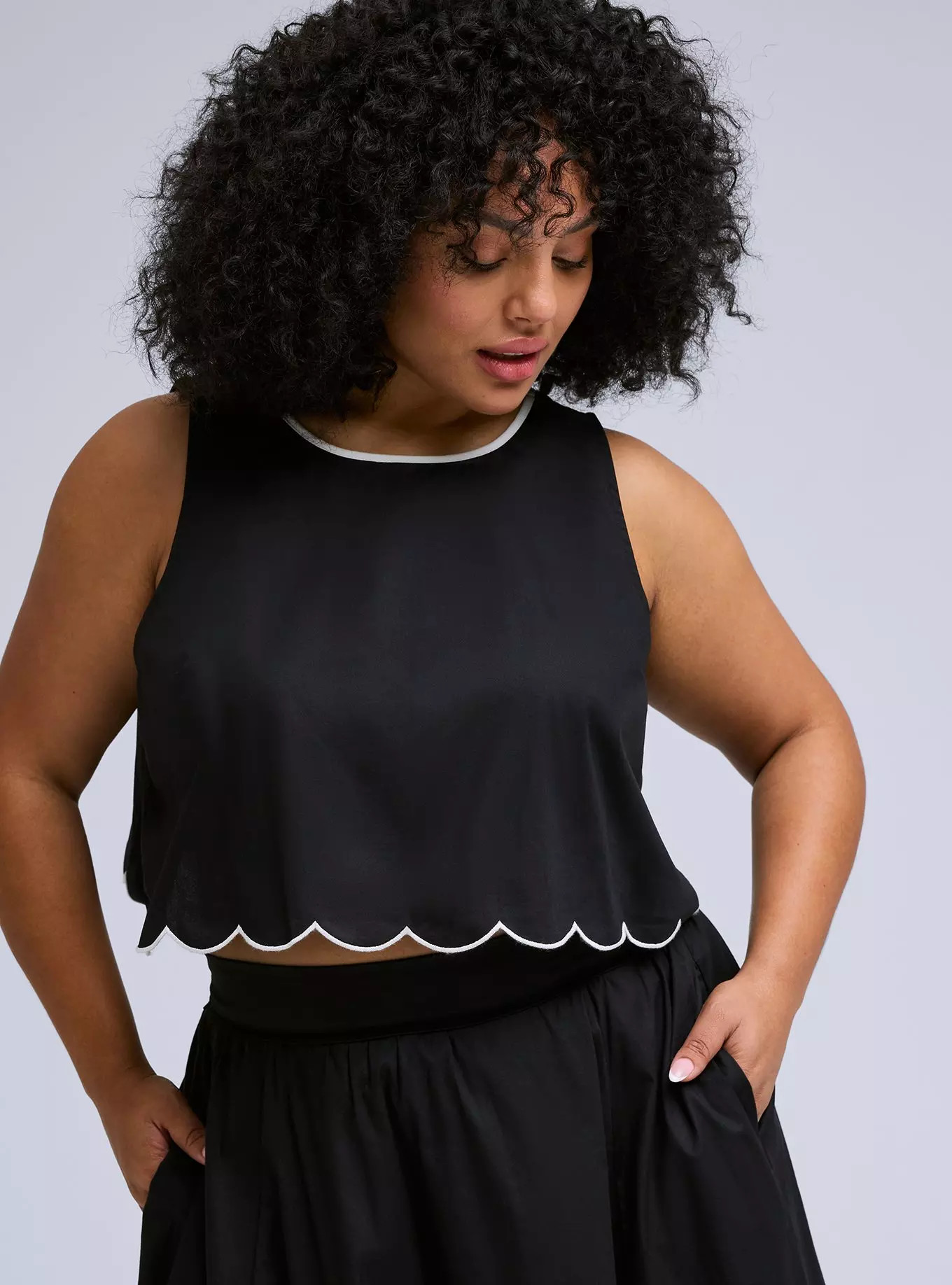 Belle Isle Scalloped Edge Top | Torrid (US & Canada)