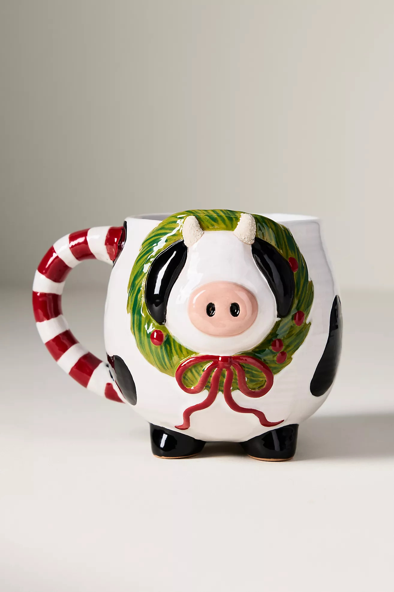 Festive Animal Stoneware Mug | Anthropologie (US)