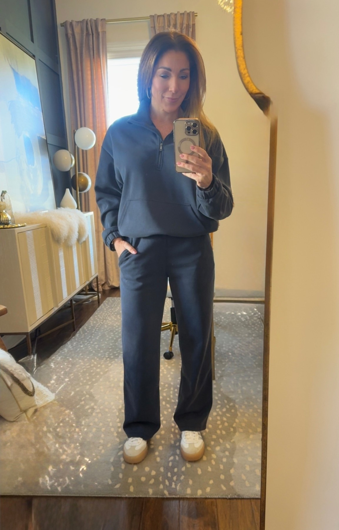 Comfort is the dress code for travel days. ✈️ Soft, stretchy, and still totally put together. This 2 piece set from Amazon is 1/3 of the price from Lulu for the same buttery feel! 

I’m 5’3” wearing the 27” inseam in XS bottoms and Small half zip top. Lots of color choices  

#LTKPetite #LTKOver40 #LTKTravel