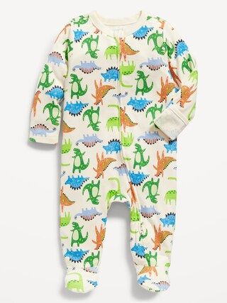 Sleep &amp; Play 2-Way-Zip Footed One-Piece for Baby | Old Navy (US)