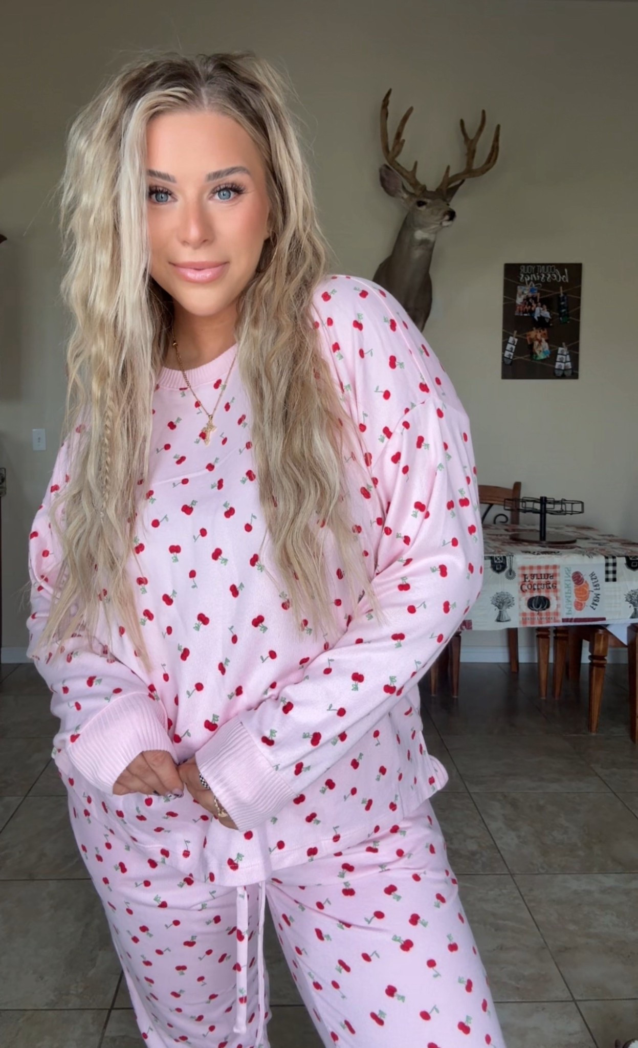 Cheryl pjs maternity friendly #kyygirl #cherries #maternity #kyygirl #ltk 