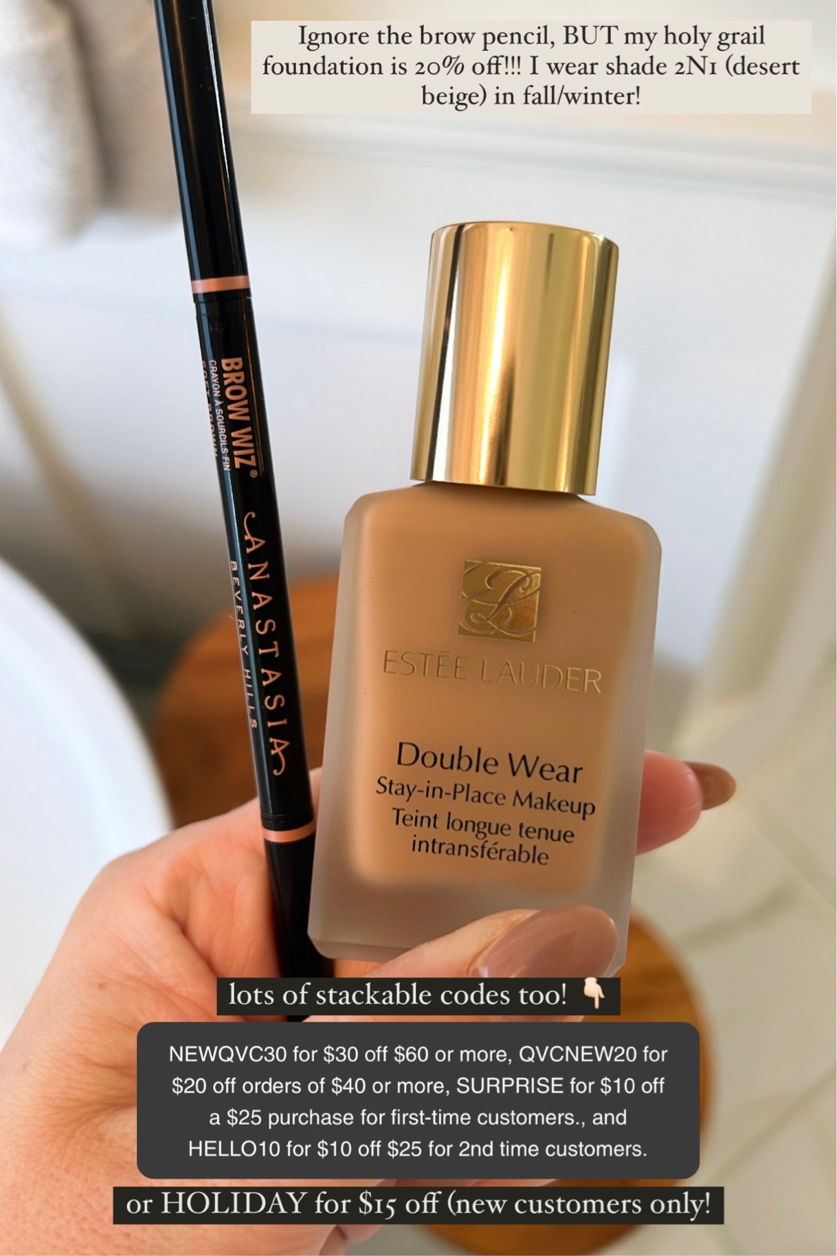 20% off my foundation! Lots of stackable codes too! 

#LTKbeauty #LTKfindsunder50 #LTKsalealert