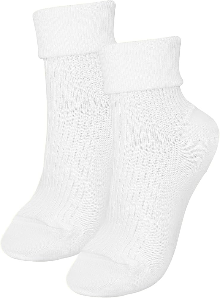 100% Organic Cotton Luxury Women's Socks 1 Pair. Made in Italy. | Amazon (US)