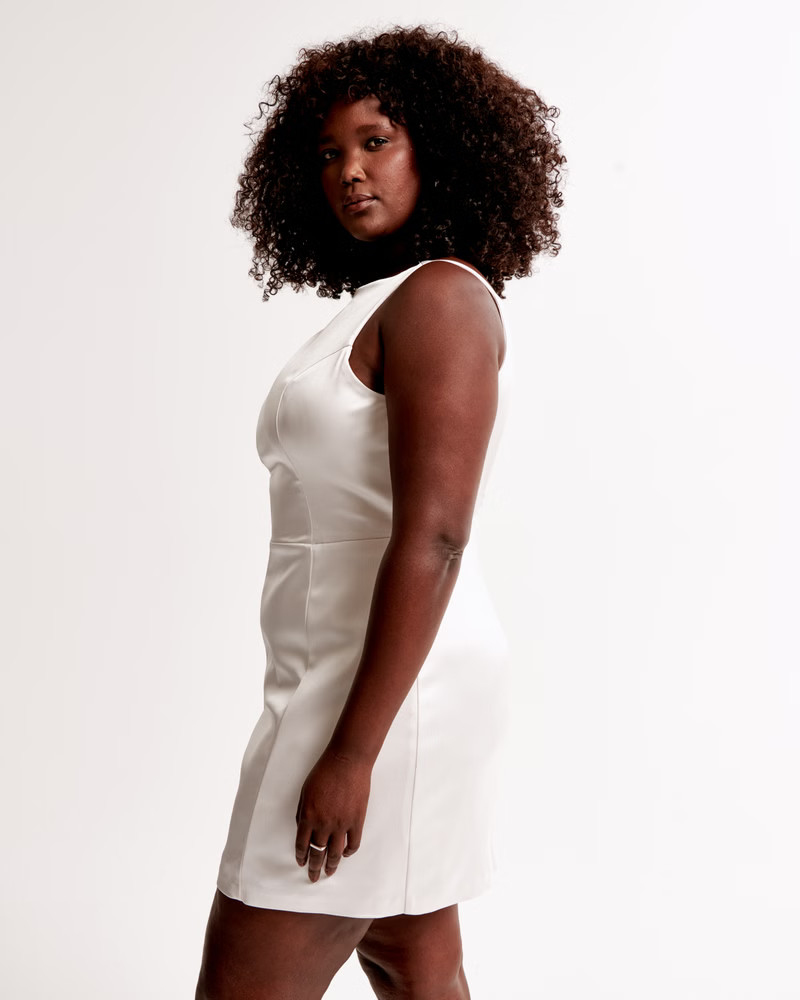 Women's Slash Neck Mini Dress | Women's Clearance | Abercrombie.com | Abercrombie & Fitch (US)