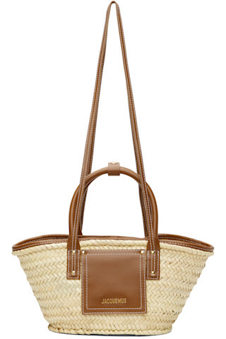Brown Les Classiques 'The small Soli basket' Bag | SSENSE