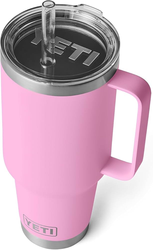 YETI Rambler 42 oz Tumbler with Handle and Straw Lid, Travel Mug Water Tumbler, Vacuum Insulated ... | Amazon (US)