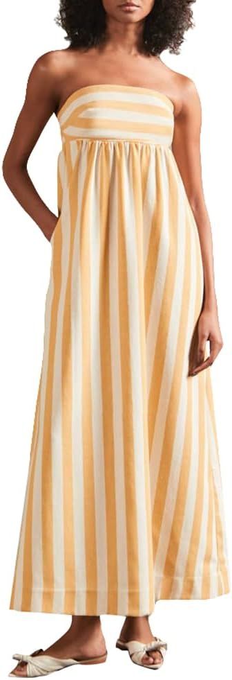 Amazon.com: RIVIERA STRAPLESS LONG DRESS : Luxury Stores | Amazon (US)