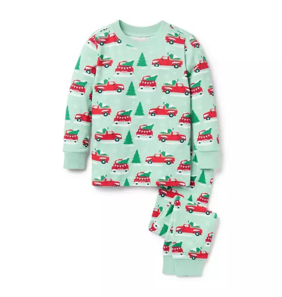 Good Night Pajama In Holiday Truck | Janie and Jack