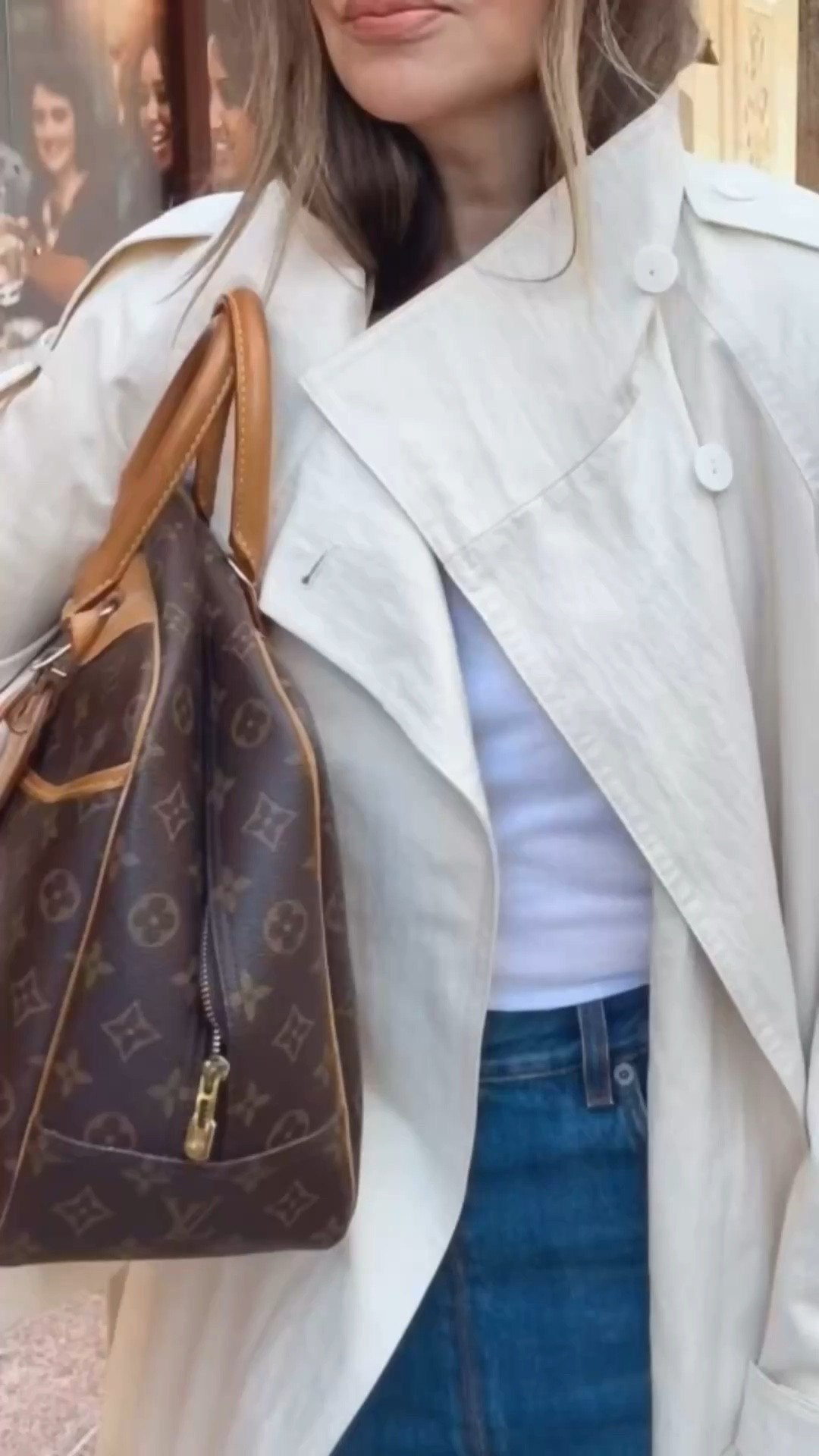 Transitional outfit 
Zara trench coat wearing a size medium fits oversized 

#LTKgrwm #LTKootd #LTKWorkwear