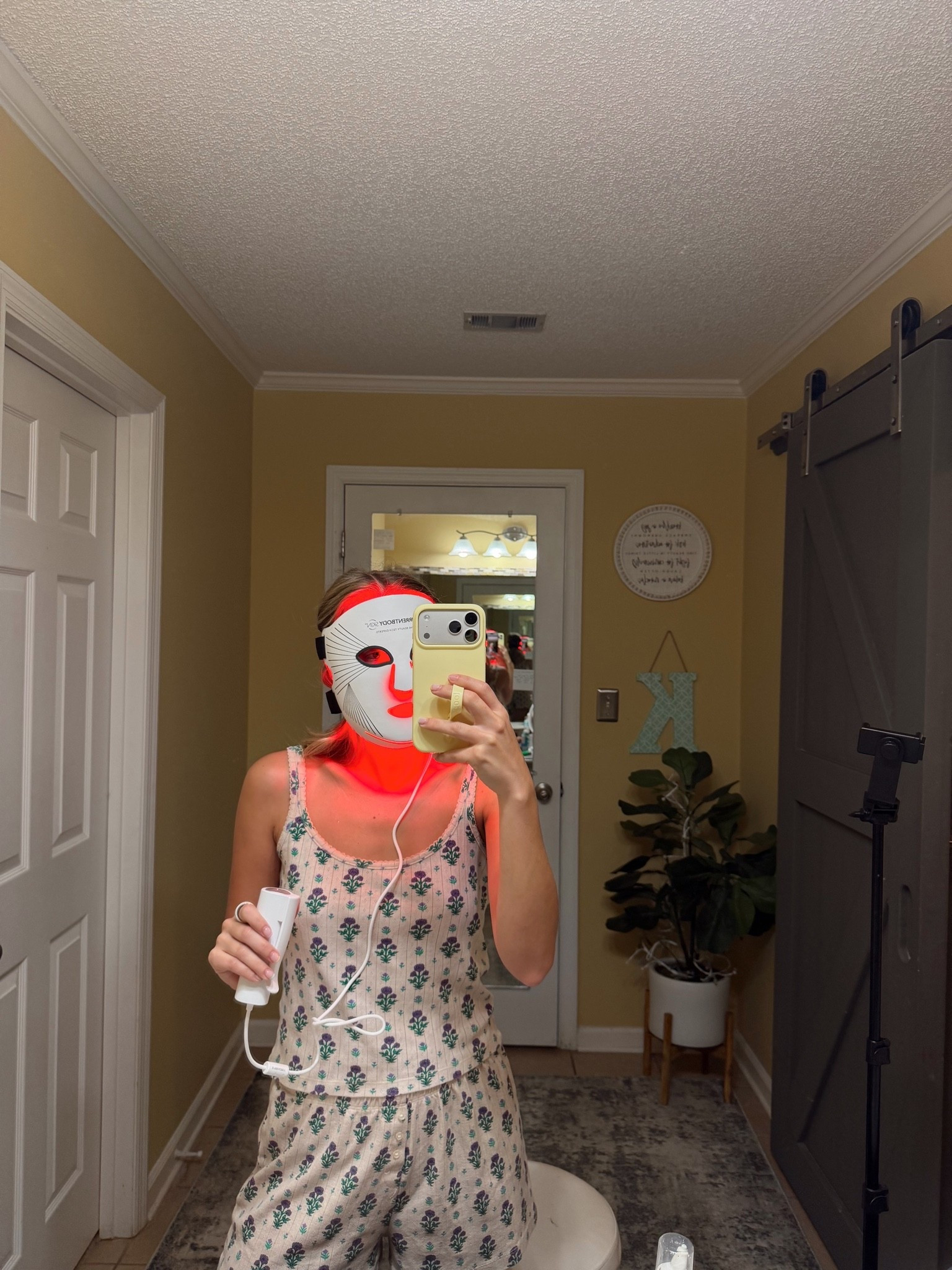 been loving my red light therapy mask from @currentbody01 & these PJs from @Printfresh are my FAV!!

#LTKHome #LTKselfcare #LTKgrwm