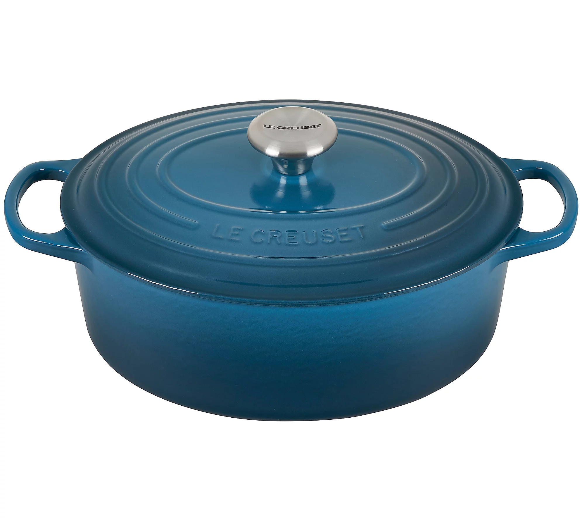 Le Creuset Signature Series 5-Qt Oval Dutch Ove n | QVC