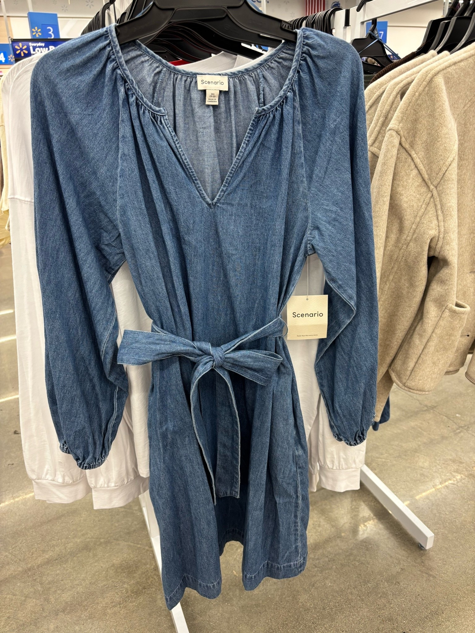 Denim dress on sale