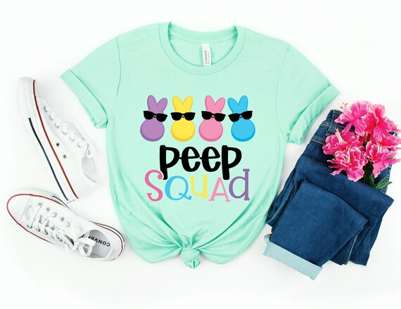 Peep Squad Easter Shirt  Happy Easter Day Shirt Easter | Etsy | Etsy (US)