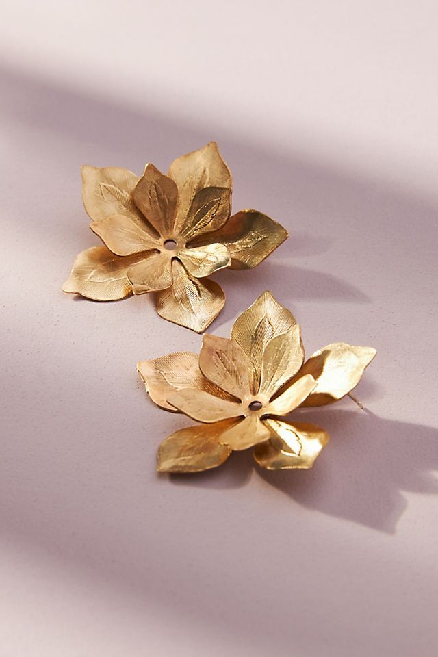 We Dream In Colour Floral Post Earrings | Anthropologie (US)