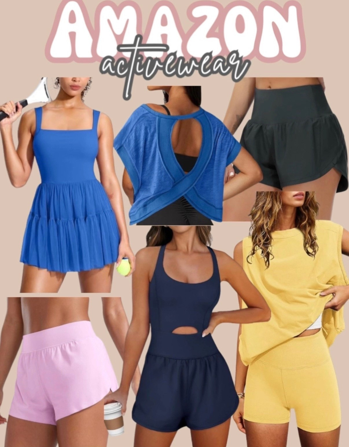Activewear from Amazon 

Gym outfit, gym fit, activewear, athletic wear, sports bra, spring, summer, amazon, Amazon sale, Amazon fashion, Amazon style, Amazon spring sale, neutral, shorts, free people inspired, looks for less, skort #LTKFindsUnder100 #LTKFindsUnder50

#LTKfitnessgoals #LTKActive #LTKSeasonal