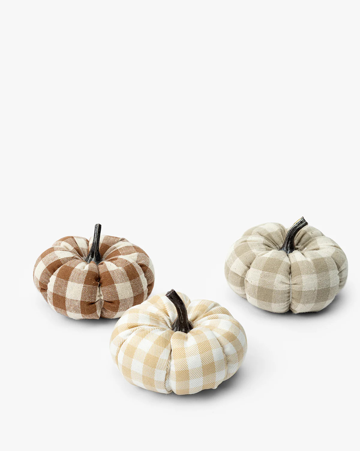 Pumpkins in Plaid (Set of 3) | McGee & Co. (US)