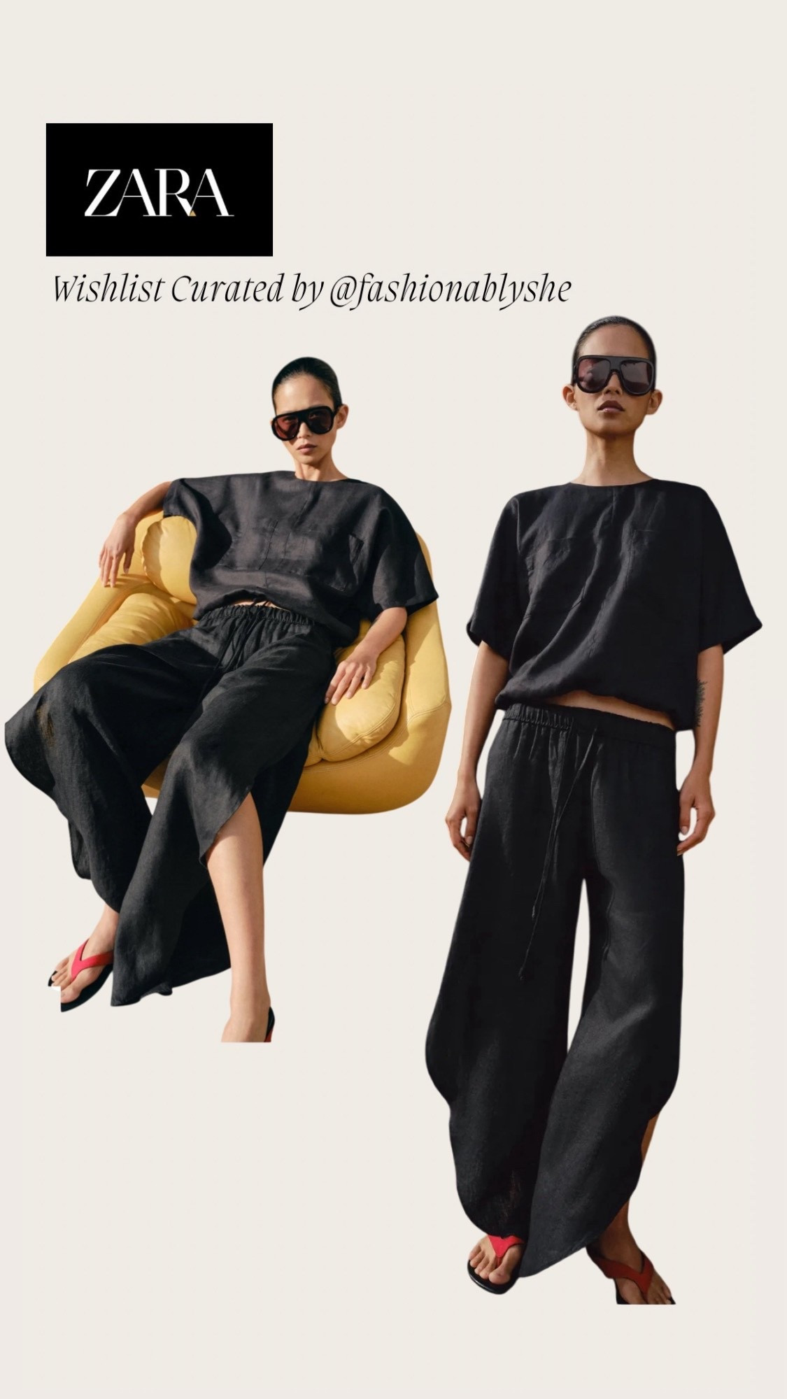 Zara 2 piece set in black 

#LTKOver40 #LTKmomlife #LTKdayinmylife