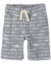 Boys Print Woven Pull On Jogger Shorts | The Children's Place