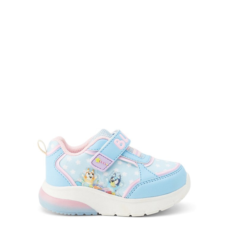 Bluey Toddler Girls Light Up Athletic Sneakers, Sizes 11-5 | Walmart (US)
